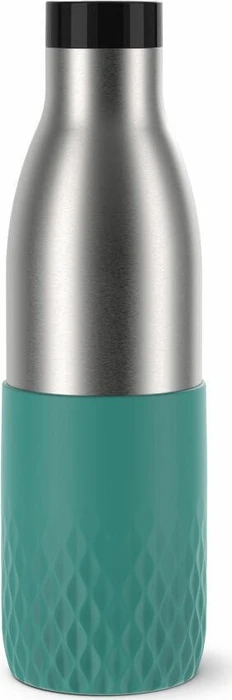 Emsa Bludrop Sleeve Trinkflasche 700ml petrol