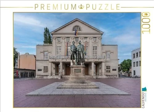 Calvendo Goethe und Schiller Denkmal vor den Nationaltheater Weimar