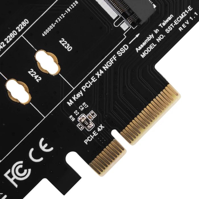 SilverStone ECM21-E M.2 PCIe 4.0 x4 Adapter