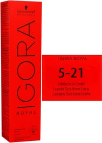 Schwarzkopf Igora Royal Haarfarbe 5-21 hellbraun asch cendré, 60ml