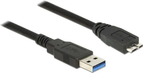 DeLOCK USB-A 3.0 auf USB 3.0 Micro-B Adapterkabel, 0.5m (85071)