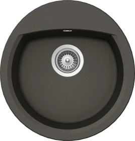 Schock Manhattan R-100 Einbau Becken mittig asphalt