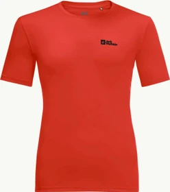Jack Wolfskin Tech Funktionsshirt kurzarm strong red (Herren)
