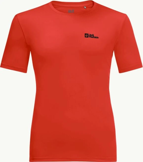 Jack Wolfskin Tech Funktionsshirt kurzarm strong red (Herren)