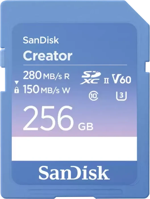 SanDisk Creator SDXC, UHS-II U3, Class 10
