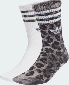 adidas Leopard Crew Socken carbon/black, 2 Paare