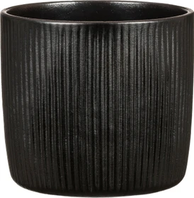 Scheurich Solido Linea Übertopf 12.8cm ebano