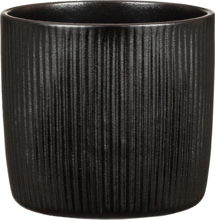 Scheurich Solido Linea Übertopf 12.8cm ebano