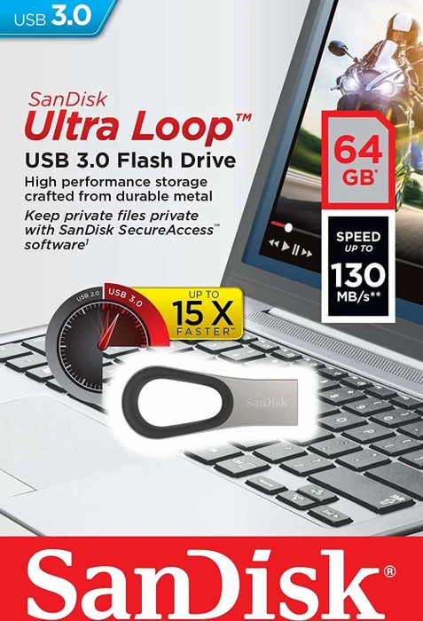 SanDisk Ultra Loop 64GB, USB-A, USB 3.2 Gen 1×1