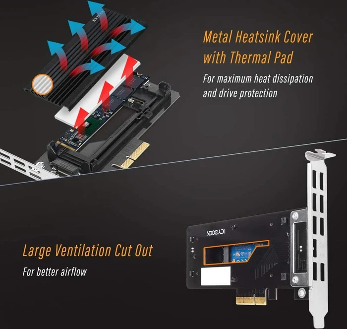 Icy Dock EZConvert Ex Pro MB987M2P-1B