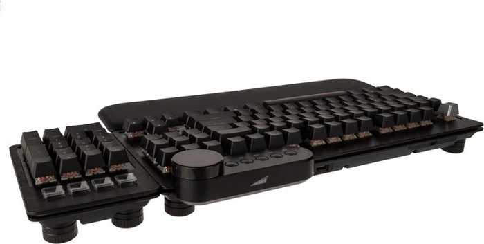 Mountain Everest Max Midnight Black, LEDs RGB, Gunmetal Gray, MX RGB RED, USB, DE