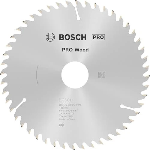 Bosch Professional Optiline Wood Kreissägeblatt 48Z, 165x2.6x30mm, 1 Stück