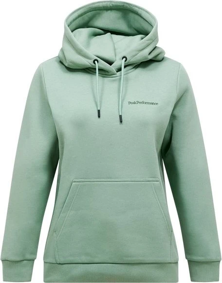 Peak Performance Original Small Logo Hoodie green valley (Damen)