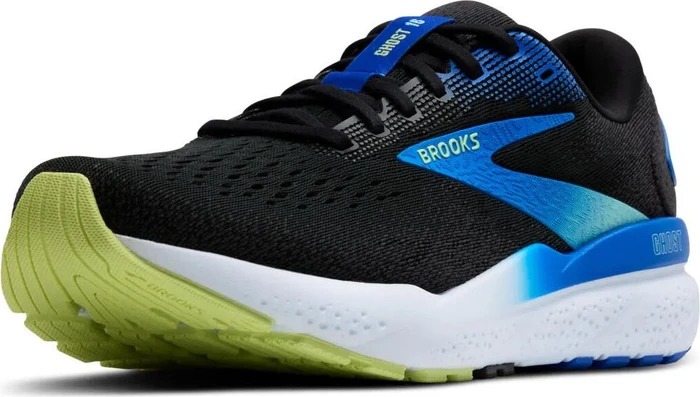 Brooks Ghost 16 black/cobalt/neo yellow (Herren) (110418-002)