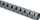 HellermannTyton HWPP16L2-PP-SR Kabelbündelschlauch, 16mm, 2m, silber (161-64206)