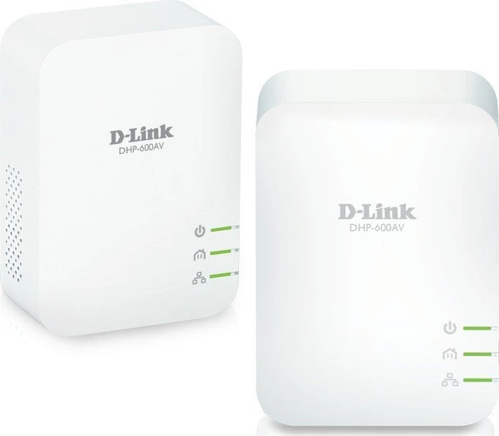 D-Link DHP-601AV 1000 HD Gigabit Starter Kit, HomePlug AV2, RJ-45, 2er-Pack