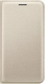 Samsung Flip Wallet für Galaxy J1 gold