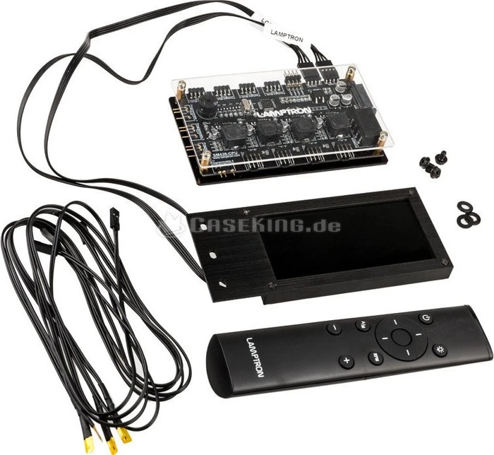 Lamptron SM436 PCI RGB, Licht- und Lüftersteuerung, schwarz, 4-fach