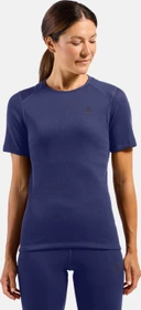 Odlo Active Warm Baselayer Funktionsshirt kurzarm skipper blue (Damen)