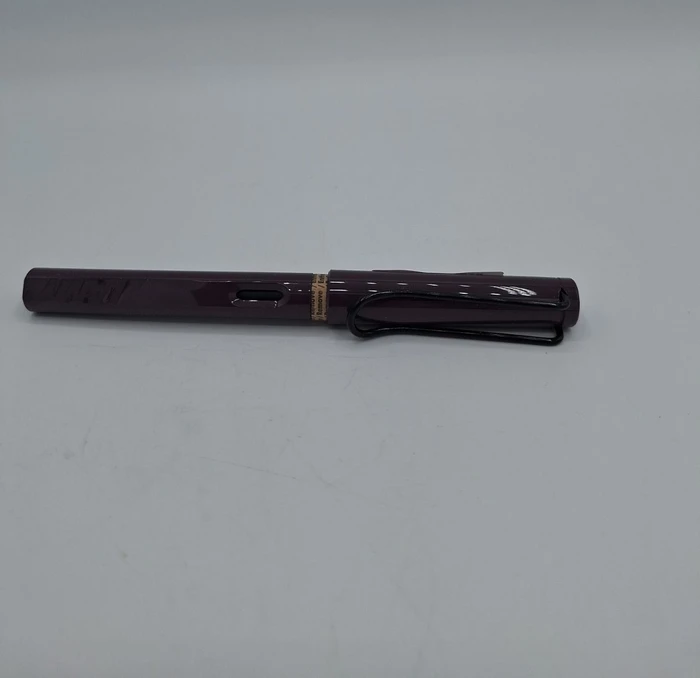 Lamy safari blueberry/violett, rechte Hand, mittel
