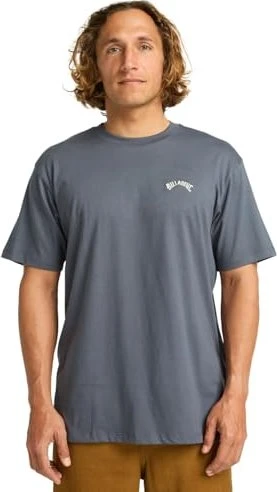 Billabong Arch Crew T-Shirt kurzarm ombre blue (Herren)