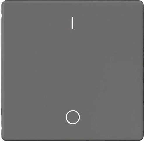 Siemens DELTA i-system Wippe mit Symbol I/O für Ausschalter, carbonmetallic