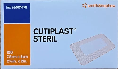 Cutiplast Steril, 5 x 7.2cm, 100 Stück