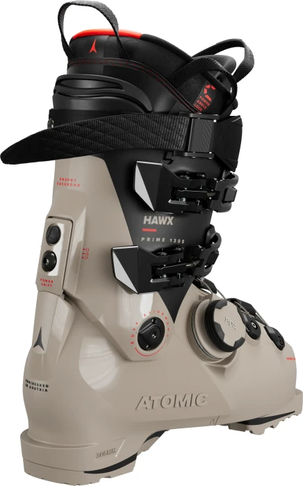 Atomic Hawx Prime 130 S Boa GW cement/black/red (Herren) (Modell 2024/2025)