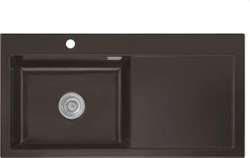 systemceram Mera 100 SL Einbau Becken links siena