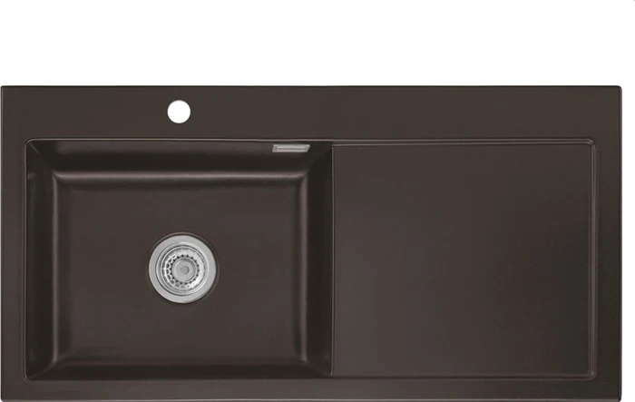 systemceram Mera 100 SL Einbau Becken links siena