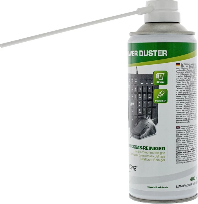 InLine Druckluft-Spray, 400ml