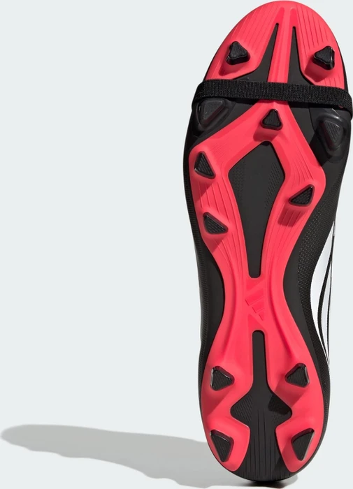 adidas Predator Club Fold-Over Tongue FG/MG core black/cloud white/lucid red (Herren)