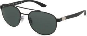 Ray-Ban RB3736 56mm polished black/dark green