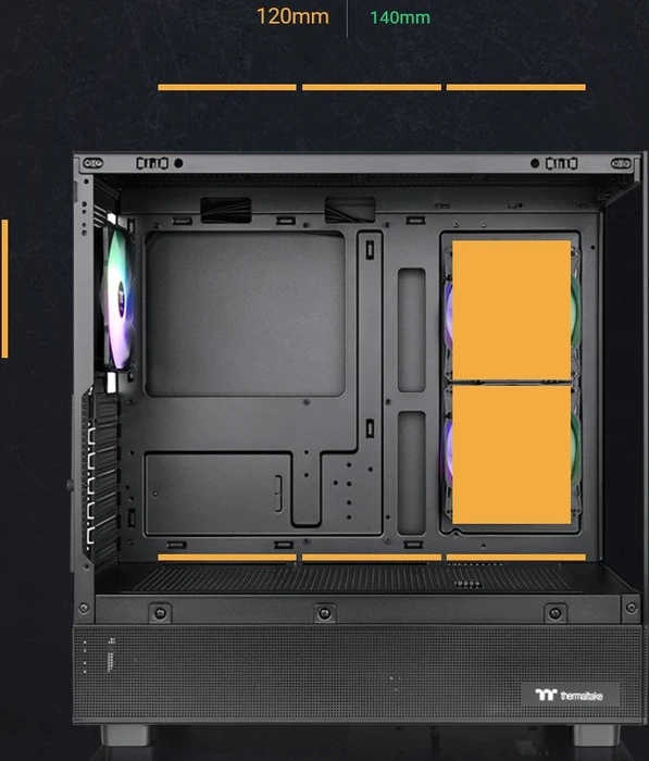 Thermaltake View 270 Plus TG ARGB Black, schwarz, Glasfenster