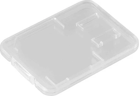Poppstar Speicherkarten-Box, transparent
