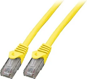 EFB Elektronik CCA Patchkabel, Cat6, U/UTP, RJ-45/RJ-45, 5m, gelb