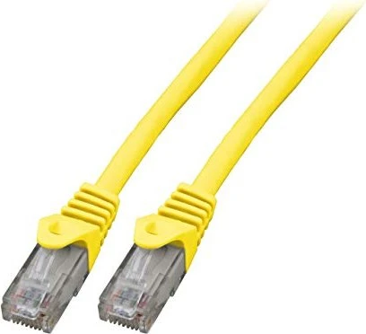 EFB Elektronik CCA Patchkabel, Cat6, U/UTP, RJ-45/RJ-45, 5m, gelb