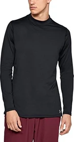 Under Armour ColdGear Armour Kompressionsshirt langarm schwarz (Herren)
