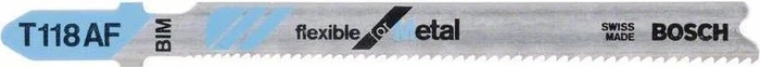 Bosch Professional T118AF BIM Flexible for Metal Stichsägeblatt, 92mm, 100 Stück