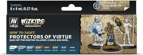 Vallejo Game Color WizKids Protectors of Virtue Farbset, 8-tlg.
