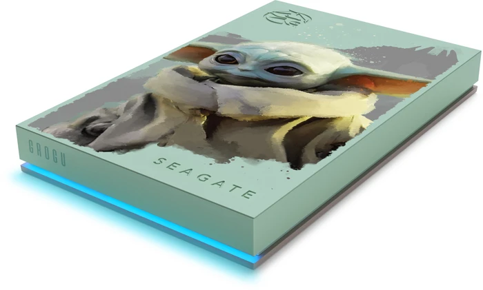 Seagate FireCuda Gaming HDD - Grogu Special Edition, 2TB, +Rescue, USB 3.0 Micro-B