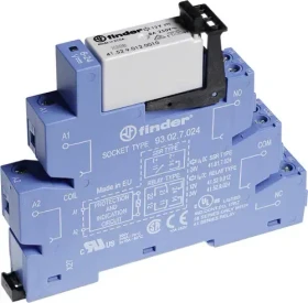 Finder Koppelrelais mit Schraubanschlüssen, 2 Wechsler 8 A, Spule 125 V AC/DC