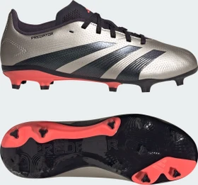 adidas Predator League FG platinum metallic/aurora black/turbo (Junior)