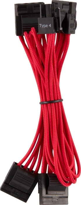 Corsair PSU Cable Kit Type 4 - Pro Kit - Gen4, rot