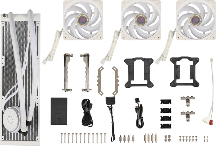 Cooler Master MasterLiquid PL360 Flux White Edition, weiß
