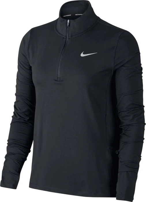 Nike NK Element 1/2 Zip Laufshirt langarm schwarz (Damen)