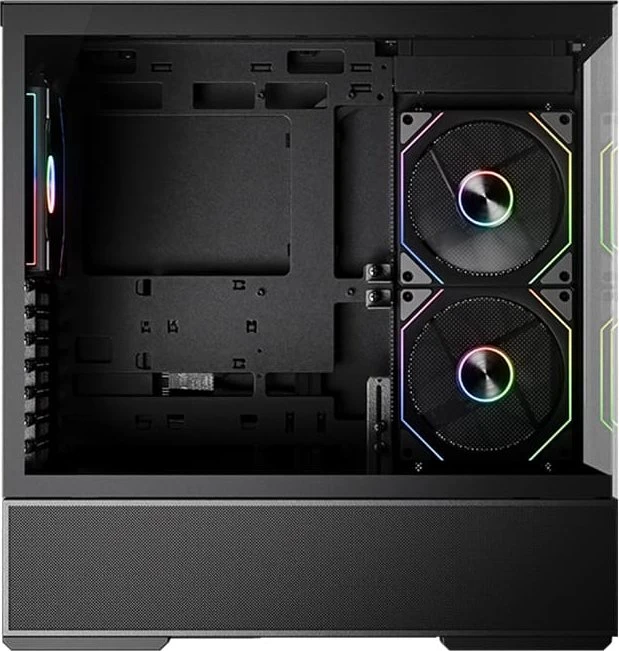 LC-Power Gaming 812B Onyx Vision, schwarz, Glasfenster