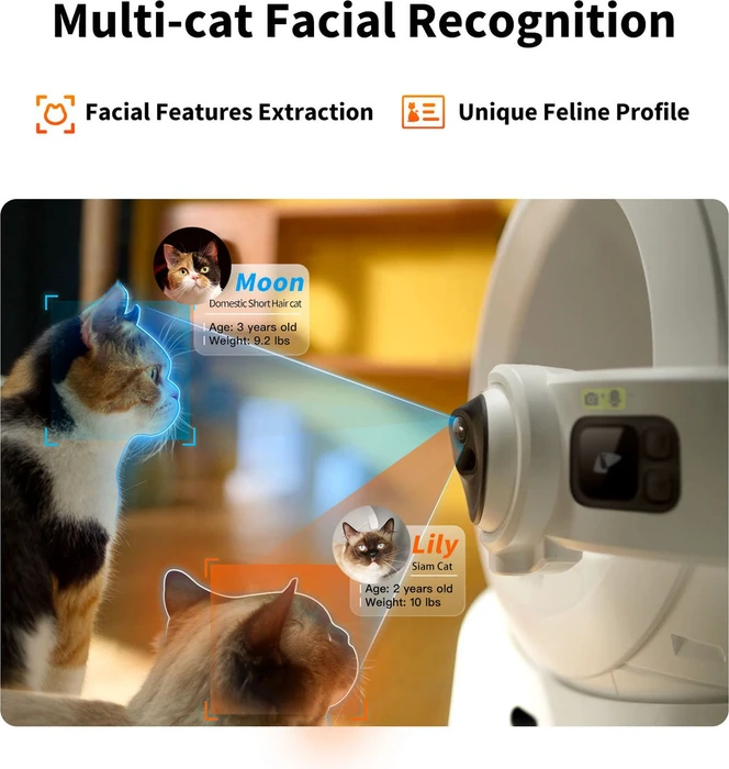 Petkit Purobot Ultra Katzentoilette, selbstreinigend, weiß, 14.6kg