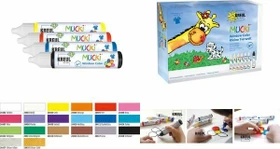 Kreul Mucki Window Color Malfarbe kleine Tierwelt, 7 Farben, 29ml