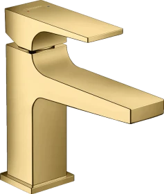 Hansgrohe Metropol Waschbeckenarmatur 100 mit Push-Open Ablaufgarnitur polished goldoptik